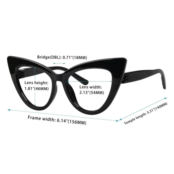 Oversized Cat-eye Reading Glasses 6 Pack Ekdab - Image 2