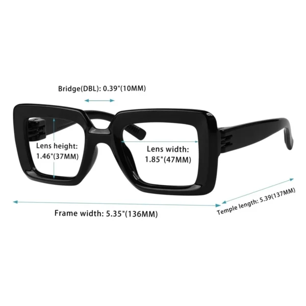 Square Reading Glasses 6 Pack Ekdaa - Image 2