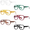 double bridge pilot reading glasses for women men