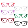 colorful cat-eye readers