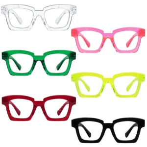 designer funky reading glasses