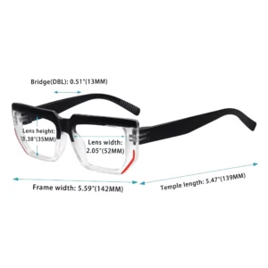 reading glasses dimension of R2204