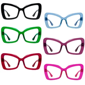 Butterfly Shaped Reading Glasses Oversized Geometric Readers