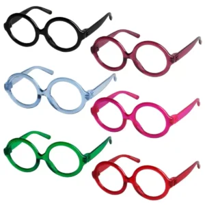 6 Pack Oversized Round Reading Glasses Womens Readers NR2313