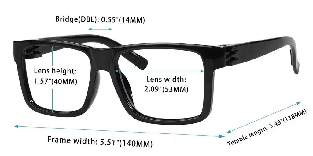 Rectangle Reading glasses vintage readers for man