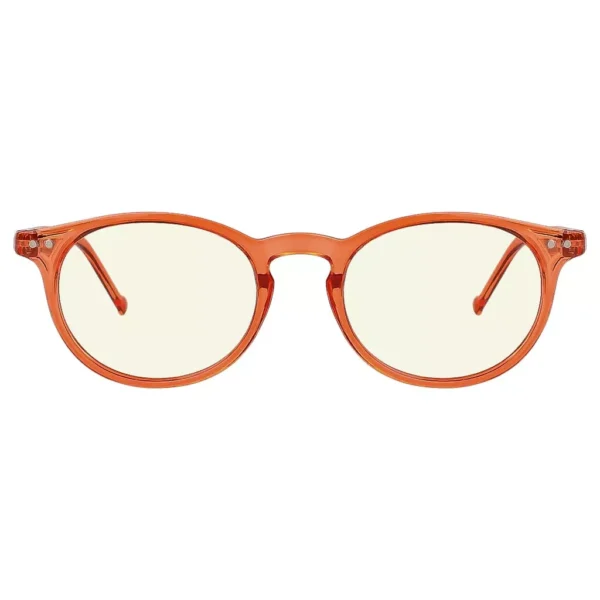 oval round blue light blocking reading glasses for women men